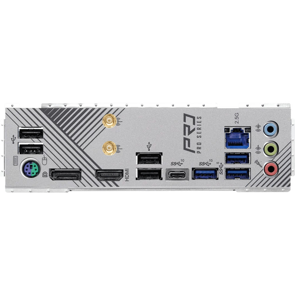 ASRock Z790 Pro RS WiFi 700 Series Intel Motherboard | 90 - MXBL50 - A0UAYZ | - Vektra Computers LLC ASRock Z790 Pro RS WiFi 700 Series Intel Motherboard | 90 - MXBL50 - A0UAYZ | - Vektra Computers LLC